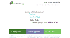 Desktop Screenshot of nextminuteloan.com